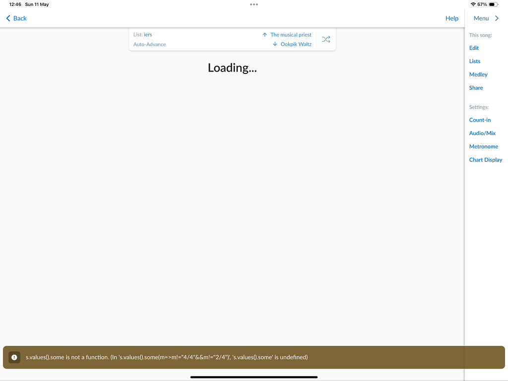 Error message in beta - Bug reports - Strum Machine Community